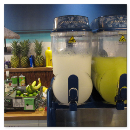 hire a machine to make frozen mojitas