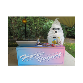 mobile frozen yogurt bar hire
