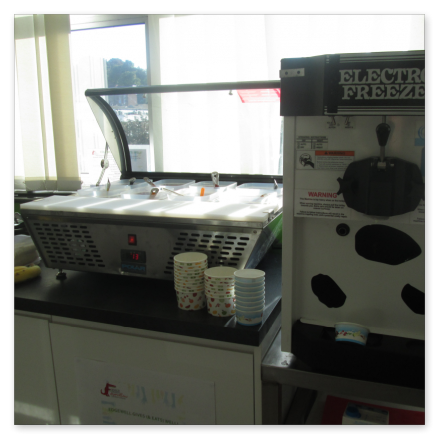 frozen yogurt machine hire for conference