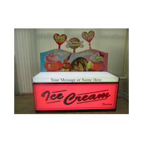 led promotion counter for trade show