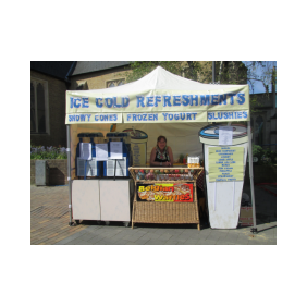 catering stall for company event