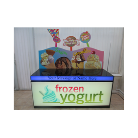 catering company to provide a frozen yogurt station for conference event