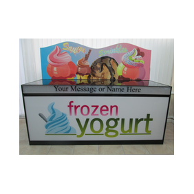 promotion yogurt bar hire for corporate event 