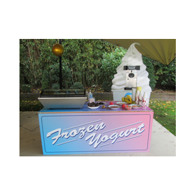 rent a mobile frozen yogurt bar for corporate function