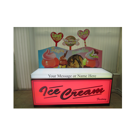 led promotion counter for trade show