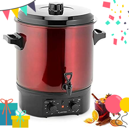 large urn to dispense mulled wine